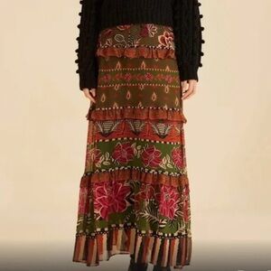 FARM Rio Ainika Maxi Skirt Size M